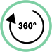Rotazione massima 360°