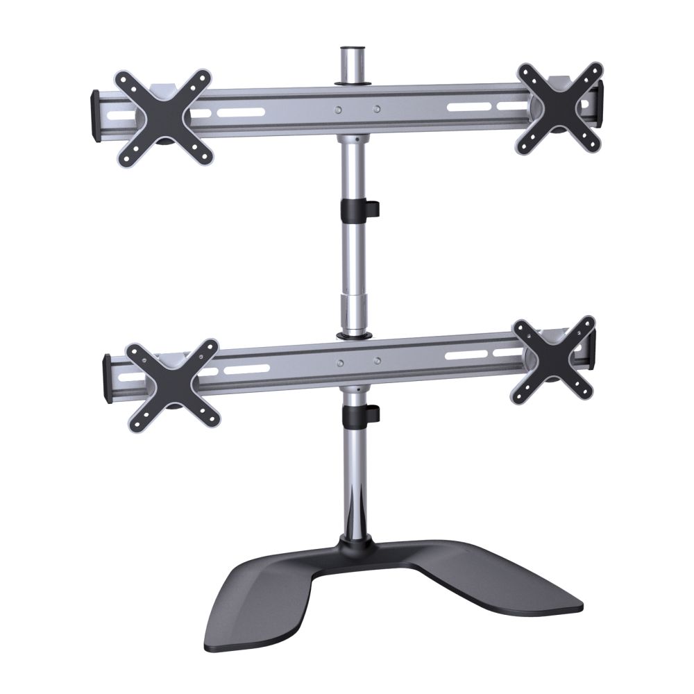 Base da Tavolo/scrivania per 4 monitor da 13 a 23 Plano DeskStand 27-1010  Q 23281 - Sopar