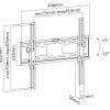 Supporto fisso a parete per TV da 32 a 55″ – PLANO Flat 55-4040T